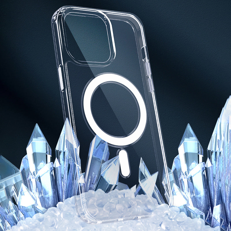 Nárazuvzdorný kryt X-LEVEL pro iPhone 15 TPU PC Ultra Clear Phone Case kompatibilní s MagSafe Nárazuvzdorný kryt X-LEVEL pro iPhone 15 TPU PC Ultra Clear Phone Case kompatibilní s MagSafe